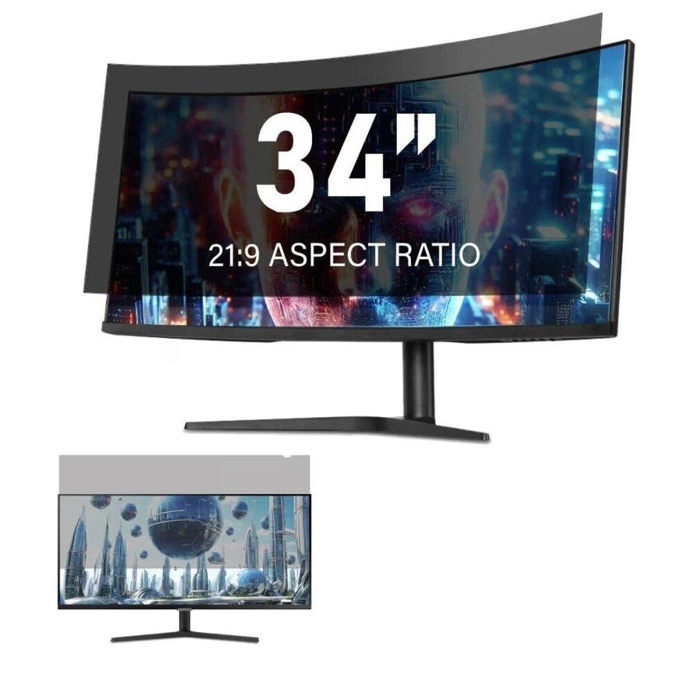 Welinc 34 inch Computer Privacy Screen Filter for 21:9 Widescreen Monitor